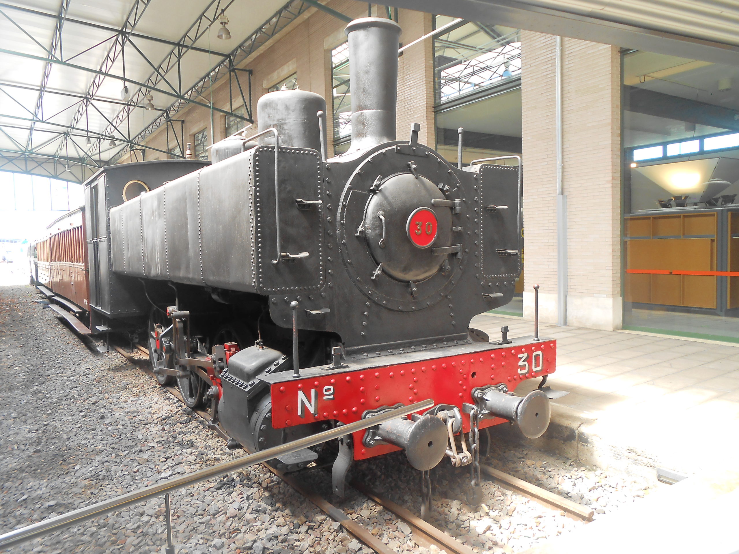 The Asturian Railway Museum in Gijón