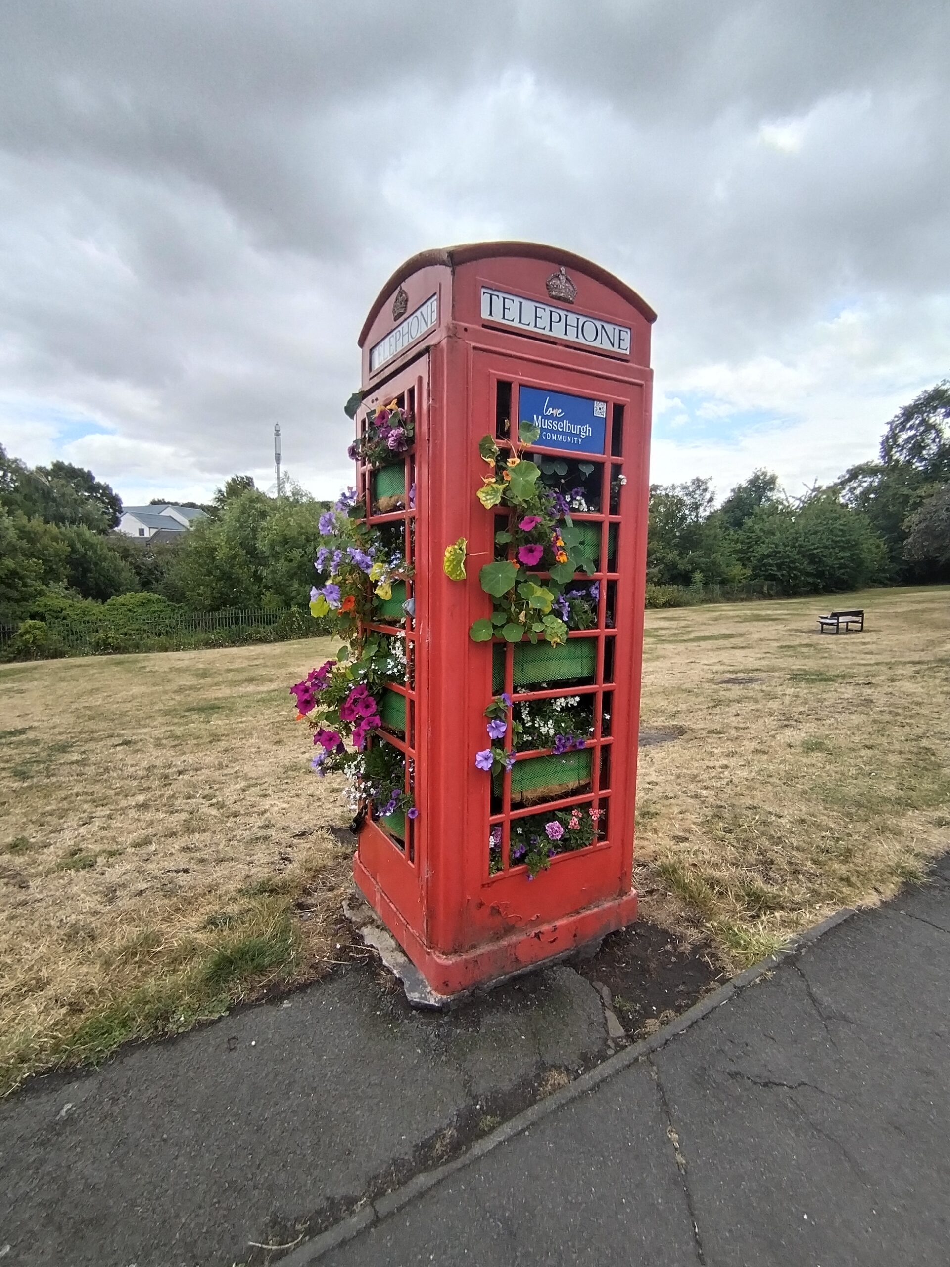 Repurposed Phone Box in Musselburgh Repurposed Phone Box in Musselburgh