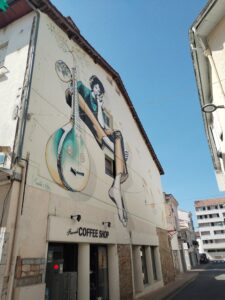 Coffee and Murals in Dax
